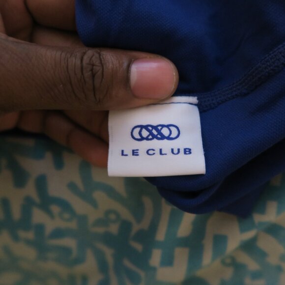 Le Club Abaco Rash Guard Long Sleeve Shirt Royal Blue Reflective Size XXL UV - Picture 4 of 7